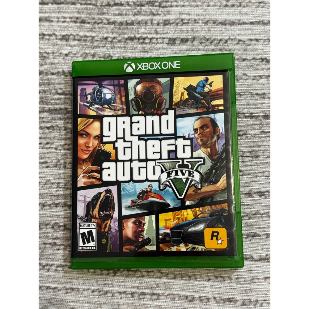 Grand Theft Auto V GTA 5 Rockstar Games Xbox One Video Game ESRB M Mature